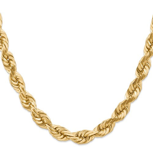 14K Gold Rope Chain 10mm
