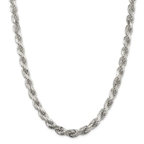 Sterling Silver Rope Chain 8mm