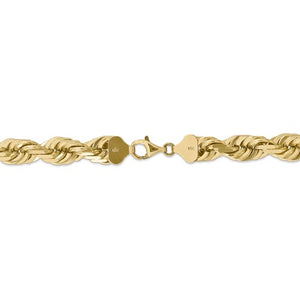 14K Gold Rope Chain 10mm