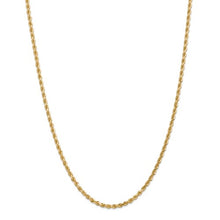 Load image into Gallery viewer, 14K Gold Rope Chain 3mm