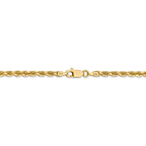 14K Gold Rope Chain 3mm