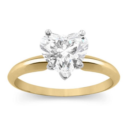 1 CT Heart Diamond Solitaire