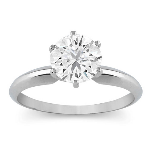 1 CT Round Diamond Solitaire