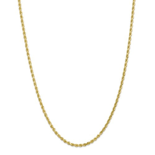 10K Gold Rope Chain 3mm