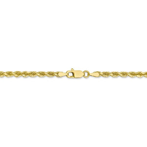 10K Gold Rope Chain 3mm