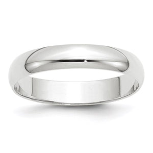 10K 4mm Half Round Band