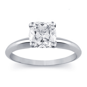 1 CT Cushion Solitaire