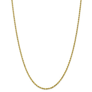 10K Gold Rope Chain 2.5mm