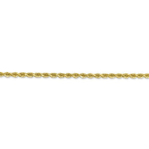 10K Gold Rope Chain 2.5mm