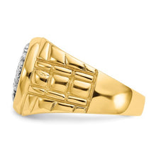 Load image into Gallery viewer, Mens 14K 1 CT Cluster Ring