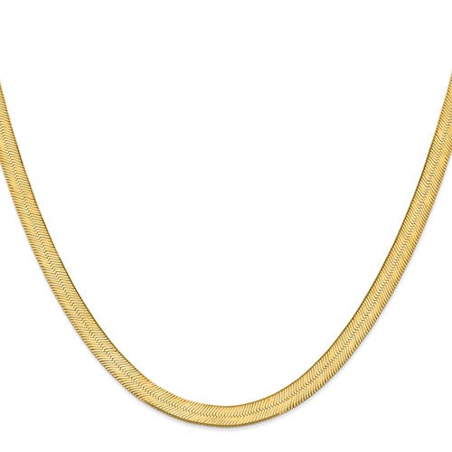 14K Herringbone Chain 6.5mm