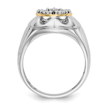 Load image into Gallery viewer, Mens 14K Two-Tone 3/5 CT Diamond Ring