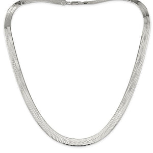 Sterling Silver Herringbone Chain 8.75mm