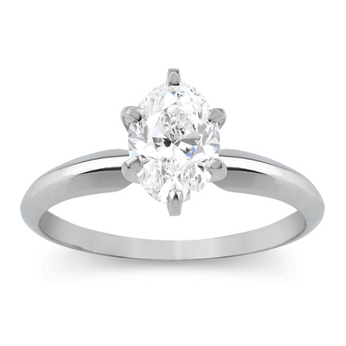 1/2 CT Oval Diamond Solitaire