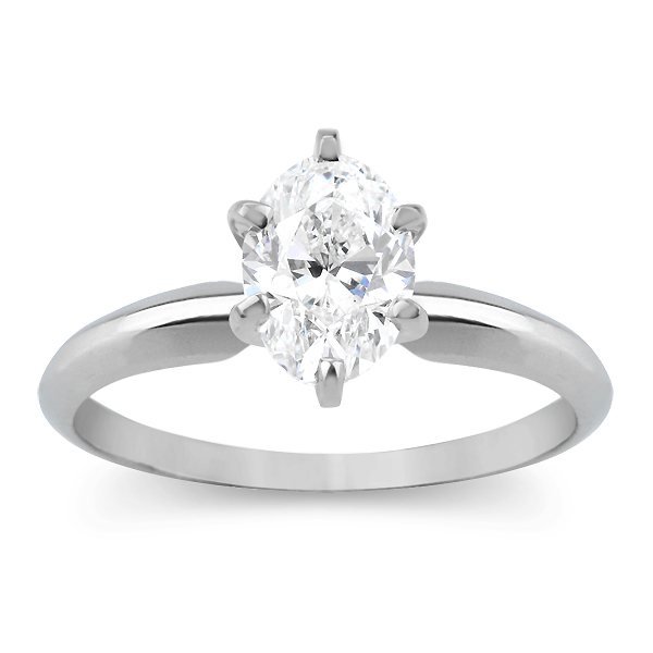 1/2 CT Oval Diamond Solitaire