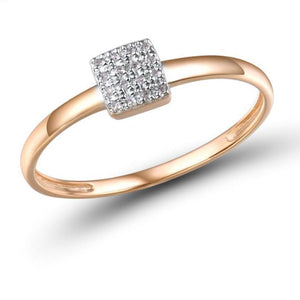 14K Gold Diamond Ring