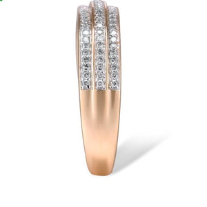 14K Rose Gold Diamond Ring