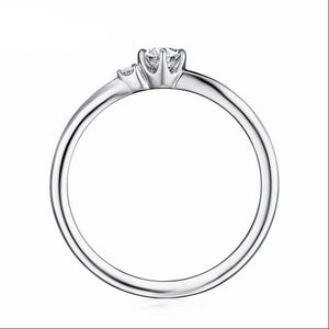 10K 1/4 CT Moissanite Ring