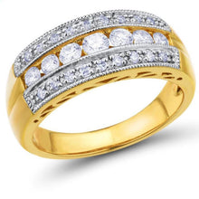 Load image into Gallery viewer, 10K Yellow Gold Diamond Ring