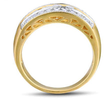 Load image into Gallery viewer, 10K Yellow Gold Diamond Ring