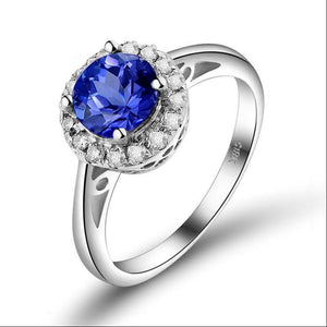 14K Tanzanite And Diamond Ring