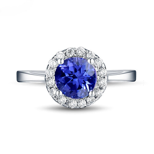 14K Tanzanite And Diamond Ring