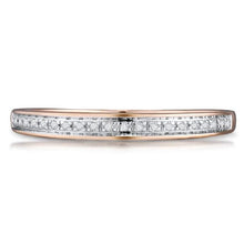 Load image into Gallery viewer, 14K Rose Gold Diamond Ring