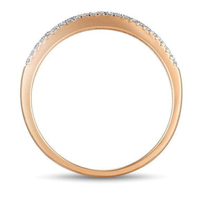 14K Rose Gold Diamond Ring