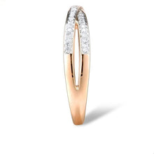 Load image into Gallery viewer, 14K Rose Gold Diamond Ring