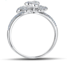 Load image into Gallery viewer, 14K White Gold Diamond Ring