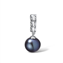 Load image into Gallery viewer, 14K White Gold Diamond And Fresh Water Pearl Pendant