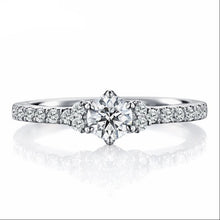 Load image into Gallery viewer, 10K 1/2 CT Moissanite Ring