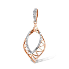 Load image into Gallery viewer, 14K Rose Gold Diamond Pendant