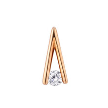 Load image into Gallery viewer, 14K Rose Gold Diamond Pendant