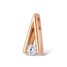 Load image into Gallery viewer, 14K Rose Gold Diamond Pendant