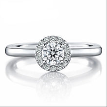 Load image into Gallery viewer, 10K 1/3 CT Moissanite Ring