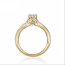 Load image into Gallery viewer, 10K 1/4 CT Moissanite Ring