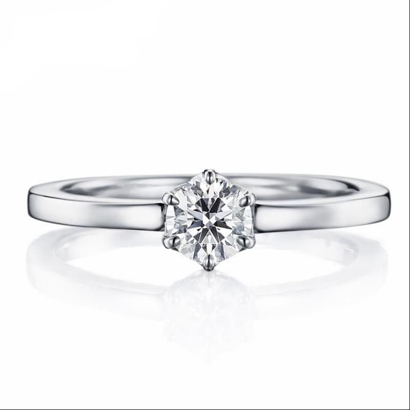 10K 1/4 CT Moissanite Ring