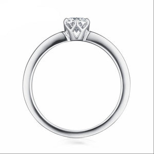 10K 1/4 CT Moissanite Ring