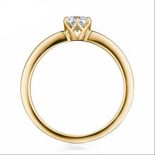 Load image into Gallery viewer, 10K 1/4 CT Moissanite Ring