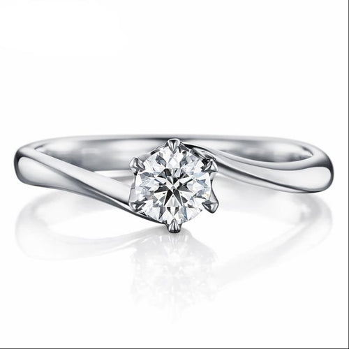 10K 1/4 CT Moissanite Ring