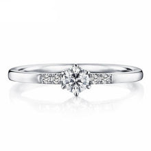 Load image into Gallery viewer, 10K 1/3 CT Moissanite Ring