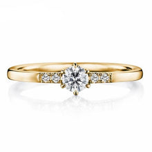 Load image into Gallery viewer, 10K 1/3 CT Moissanite Ring