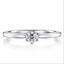 Load image into Gallery viewer, 10K 1/4 CT Moissanite Ring