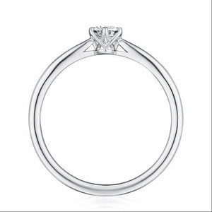 10K 1/4 CT Moissanite Ring