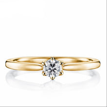 Load image into Gallery viewer, 10K 1/4 CT Moissanite Ring