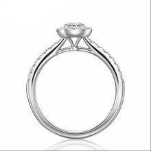 Load image into Gallery viewer, 10K 1/2 CT Moissanite Ring