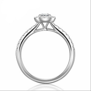 10K 1/2 CT Moissanite Ring