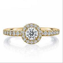 Load image into Gallery viewer, 10K 1/2 CT Moissanite Ring