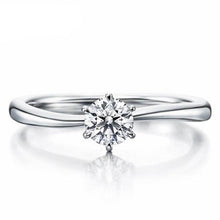 Load image into Gallery viewer, 10K 1/4 CT Moissanite Ring